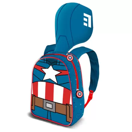 Marvel Captain America Rucksack mit Kapuze 31cm Produktfoto