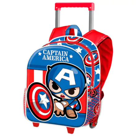 Marvel Captain America Lets Go 3D Trolley 34cm Produktfoto