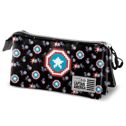 Marvel Captain America Pixel Dreifaches Mäppchen Produktfoto