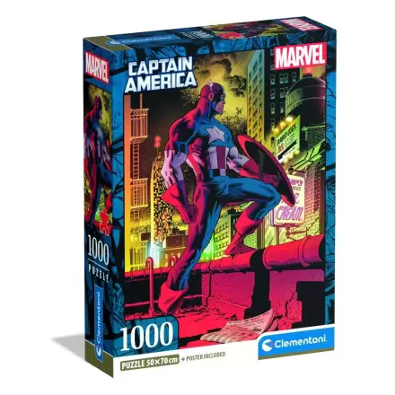 Marvel Captain America Puzzle 1000St termékfotója