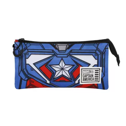 Marvel Captain America Tekk Costume Dreifaches Mäppchen Produktfoto