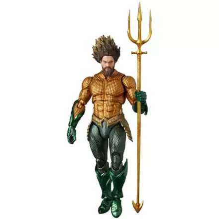 Aquaman Movie MAF EX Action Figur Aquaman Gold & Green Suit 16 cm termékfotója