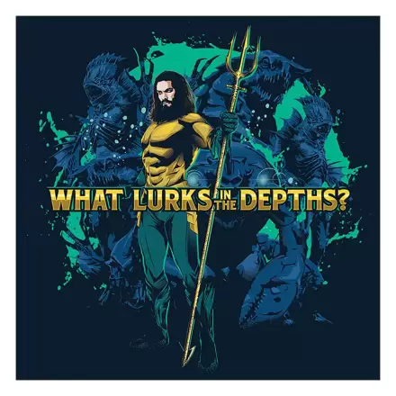 Aquaman Leinwandbild What lurks in the Depths 40 x 40 cm Produktfoto