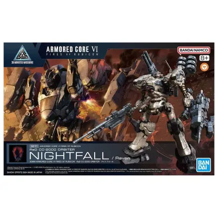 Armored Core VI Fires of Rubicon RAD CC-2000 Orbiter Nightfall Modell Bausatz 30MM Produktfoto