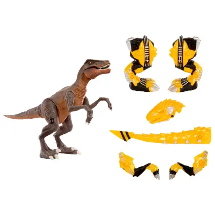 Armorsaurs Dinosaur Yellow Raptor Blaze Figur Produktfoto