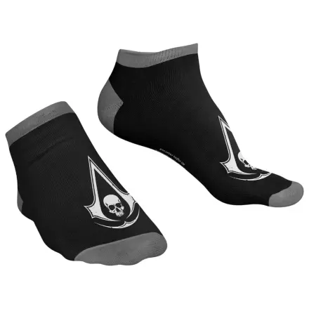 Assassin's Creed Black Flag Resynced Socken Crest Knöchel Produktfoto
