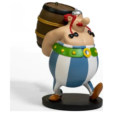 Asterix & Obelix Obélix lädt ein Fass Statue 25cm Produktfoto