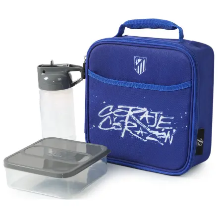 Atletico de Madrid Thermo-Lunchtasche + Flasche + Tupperdose Produktfoto