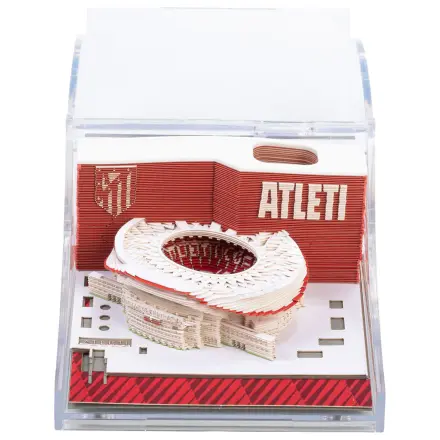 Atletico de Madrid Metropolitano 3D Notizbuch Produktfoto