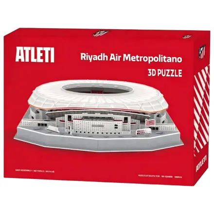 Atletico de Madrid Riyadh Metropolitano 3D-Stadionpuzzle Produktfoto