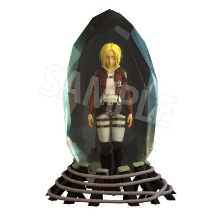 Attack on Titan 3D Crystal Statue Annie Leonhart 10 cm Produktfoto