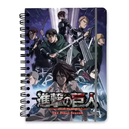 Attack on Titan A5 Notizbuch termékfotója