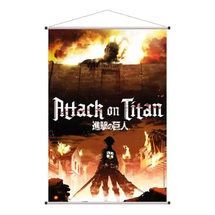 Attack on Titan Wandrolle Colossal Titan 60 x 90 cm Produktfoto