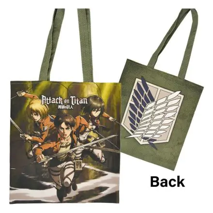 Attack on Titan Tragetasche Eren, Mikasa & Armin Produktfoto