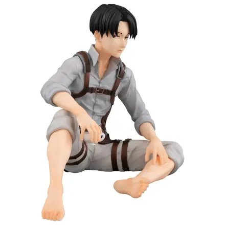 Attack on Titan G.E.M. Serie PVC Figur Squad Captain Levi Handflächengröße 9 cm Produktfoto