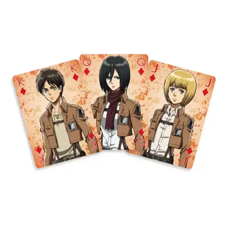 Attack On Titan Spielkarten termékfotója