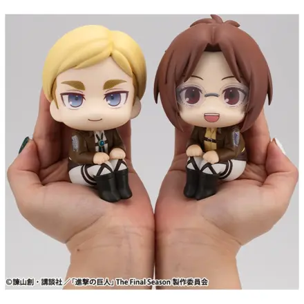 Attack on Titan Look Up PVC Statuen Hange Zoe & Erwin Smith (mit Geschenk) 11 cm Produktfoto