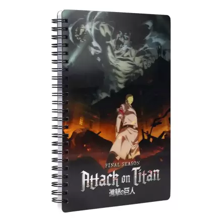 Attack on Titan Notizbuch mit 3D-Effekt Titan termékfotója