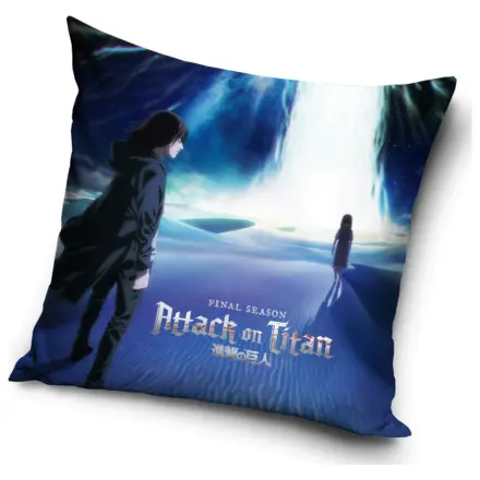 Attack on Titan Wasserfall Kissenbezug Produktfoto