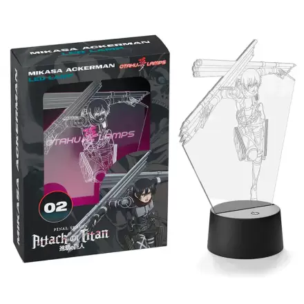 Attack on Titans Mikasa Final Season LED-Lampe 20cm termékfotója