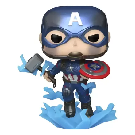 Avangers Endgame POP! Vinyl Figur Captain America w/Hammer (GW) (MT) 9 cm Produktfoto