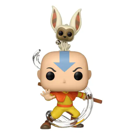 Avatar Der Herr der Element POP! Animation Vinyl Figur Aang w/ Momo 9 cm termékfotója