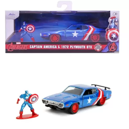 Avengers Diecast Modell 1/32 1971 Plymouth GTX Captain America Produktfoto