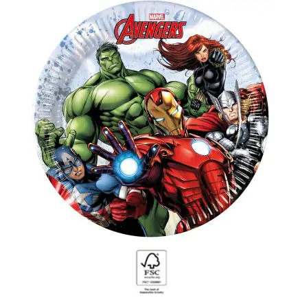 Avengers Infinity Stones, Avengers Papier Platte 8 Stück 20 cm FSC termékfotója