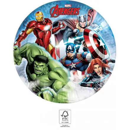 Avengers Infinity Stones, Avengers Papier Platte 8 Stück 23 cm FSC termékfotója