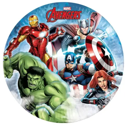 Avengers Pappteller 8 Stück 23 cm Produktfoto