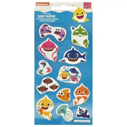 Baby Shark's Big Show! Aquatic Party Puffy Schwamm Sticker Set Produktfoto