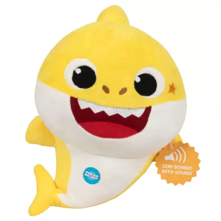 Baby Shark Plüschfigur mit Stimme 17cm Produktfoto