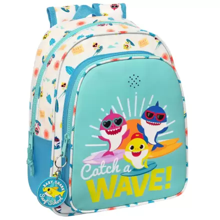 Baby Shark Surfing Anpassungsfähig Rucksack 33cm Produktfoto
