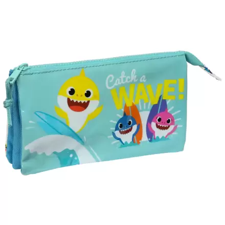 Baby Shark Surfing Dreifaches Mäppchen Produktfoto