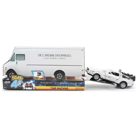 Back to the Future 40th Anniversary Time Machine Ice Effect DeLorean Nachbildung Produktfoto