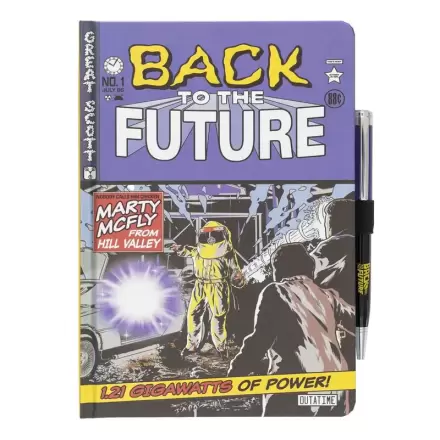 Back to the Future A5 Notizbuch und Stift termékfotója