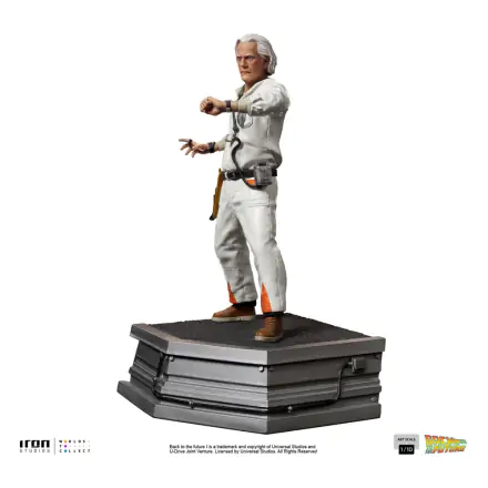 Zurück in die Zukunft Art Scale Statue 1/10 Doc Brown 22 cm termékfotója