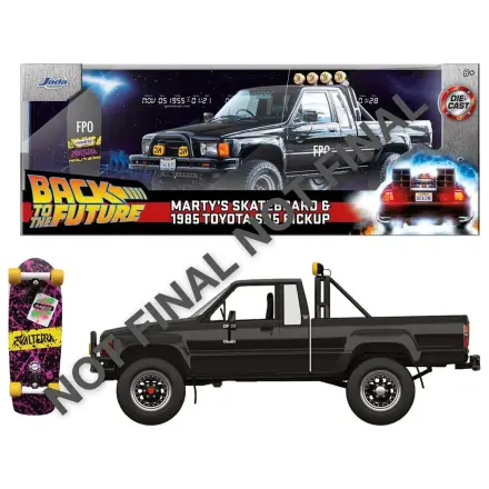 Back to the Future Diecast Modellfahrzeug 1:24 Marty's Skateboard 1985 Toyota Produktfoto