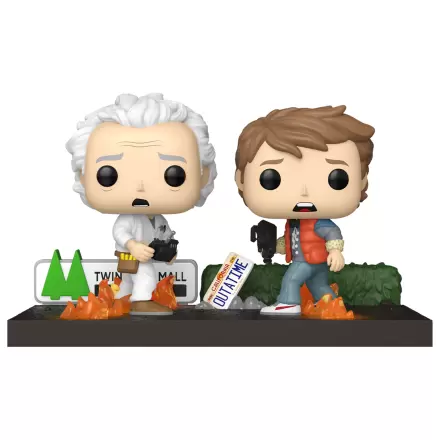 Back to the Future Funko POP Moments Vinylfiguren Doc & Marty 9 cm Produktfoto