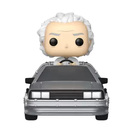 Zurück in die Zukunft Funko POP! Rides Deluxe Vinyl Figur Doc mit Zeitmaschine 9 cm Produktfoto