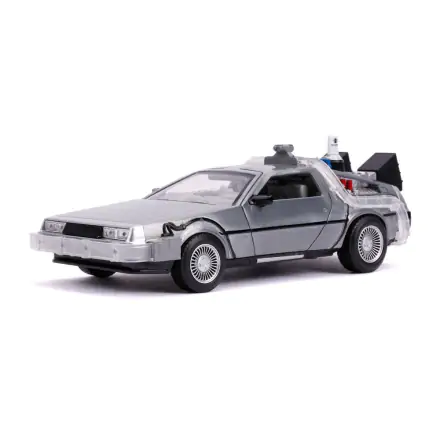 Zurück in die Zukunft II Hollywood Rides Diecast Modell 1/24 DeLorean Time Machine termékfotója