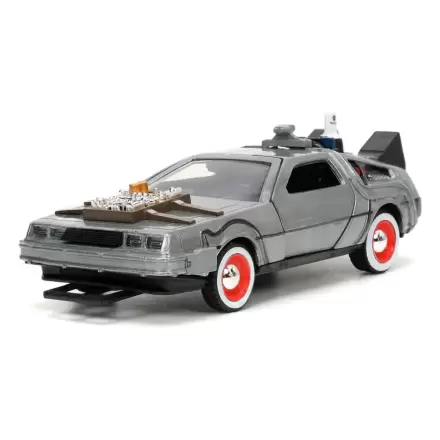 Zurück in die Zukunft III Hollywood Rides Diecast Modell 1/32 DeLorean Time Machine Free Rolling termékfotója