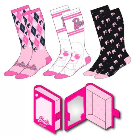 Barbie 3er Pack erwachsen Socken termékfotója