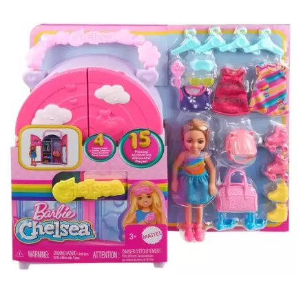 Barbie Chelsea portable wardrobe Puppe Produktfoto