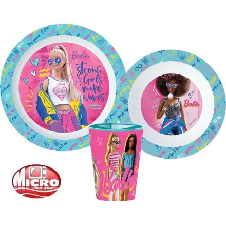 Barbie Essgeschirr Set, Mikro Plastik Set Produktfoto