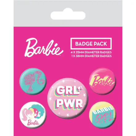 Barbie Ansteck-Buttons 5er-Pack Girl Power termékfotója
