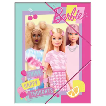 Barbie Happy Thoughts A/4 Gummibandmappe Produktfoto