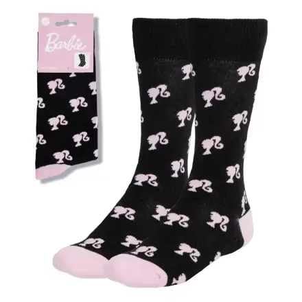 Barbie Socken Logo Schwarz 36-43 Produktfoto