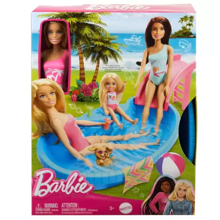 Barbie Summer Pool und Puppe termékfotója