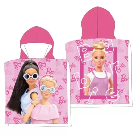 Barbie Microfaser Poncho Strandtuch Produktfoto